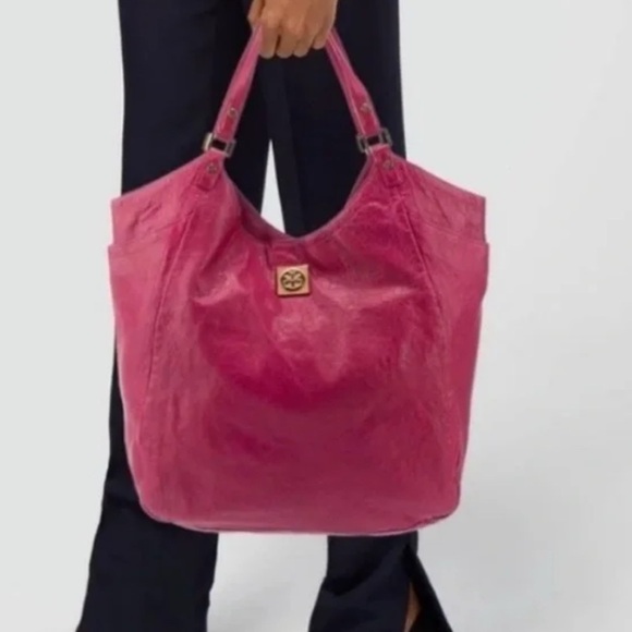 Tory Burch Fuchsia Hobo Bag - Picture 2 of 3